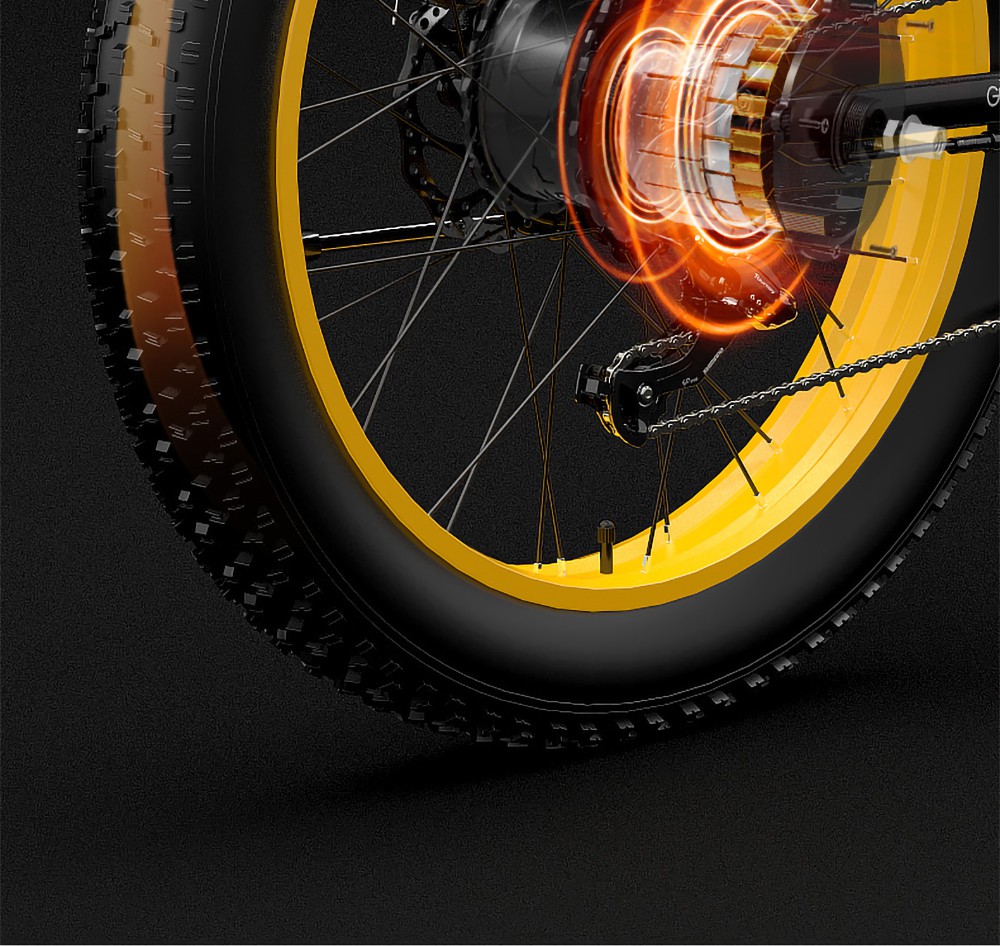 GOGOBEST GF600 Electric Bike 48V 13Ah Battery 1000W Motor 26x4 0 inch Fat Tire Aluminum Alloy Frame Shimano 7-speed