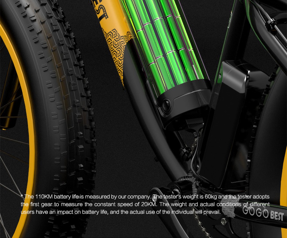 GOGOBEST GF600 Electric Bike 48V 13Ah Battery 1000W Motor 26x4 0 inch Fat Tire Aluminum Alloy Frame Shimano 7-speed