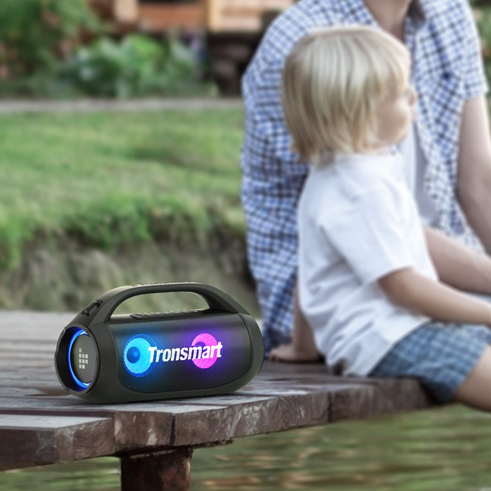 Tronsmart Bang SE Bluetooth Party Speaker 3 Lighting Modes  24 Hours of Playtime  IPX6 Waterproof - Black