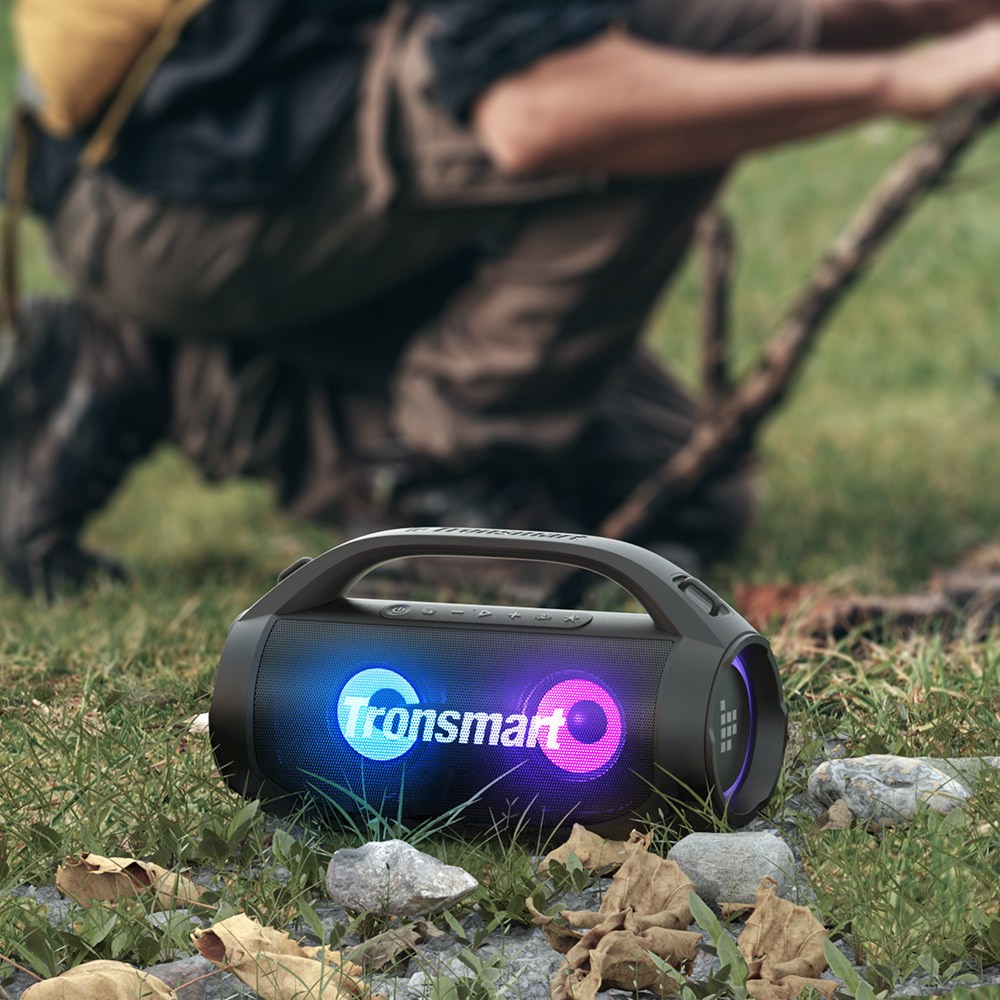 Tronsmart Bang SE Bluetooth Party Speaker 3 Lighting Modes  24 Hours of Playtime  IPX6 Waterproof - Black