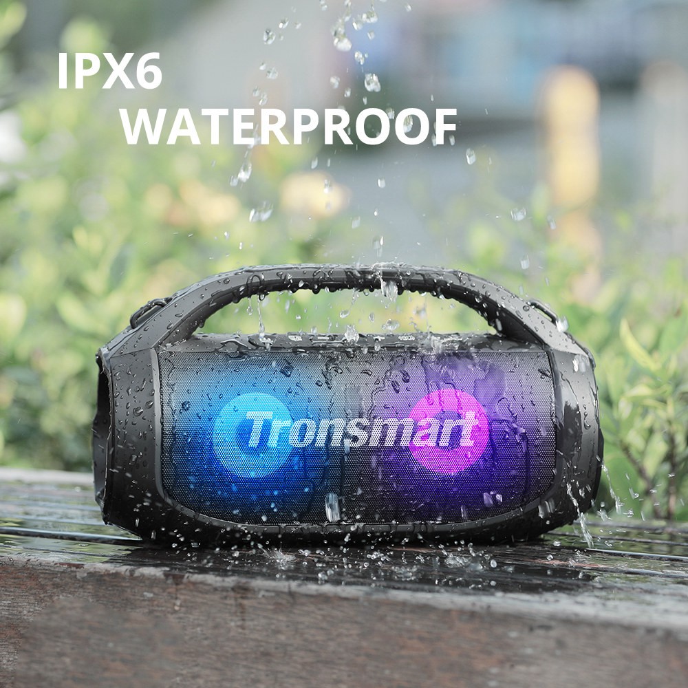 Tronsmart Bang SE Bluetooth Party Speaker 3 Lighting Modes  24 Hours of Playtime  IPX6 Waterproof - Black