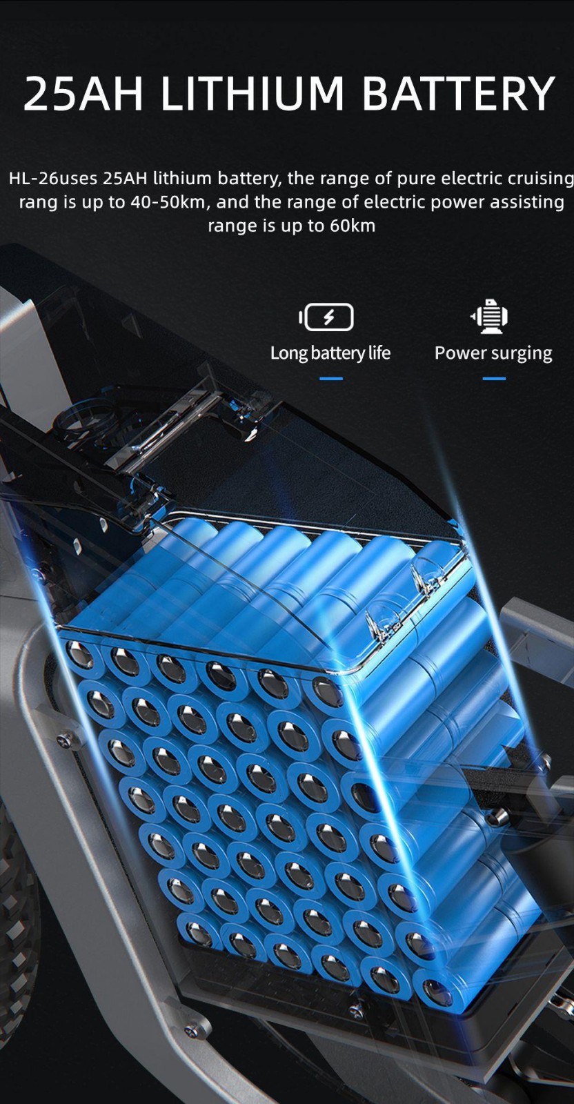 GUNAI MX25 48V 25Ah 1000W 20X4 0 inch Electric Bicycle Oil Brakes 50-60KM Mileage 200KG Payload EBike Black